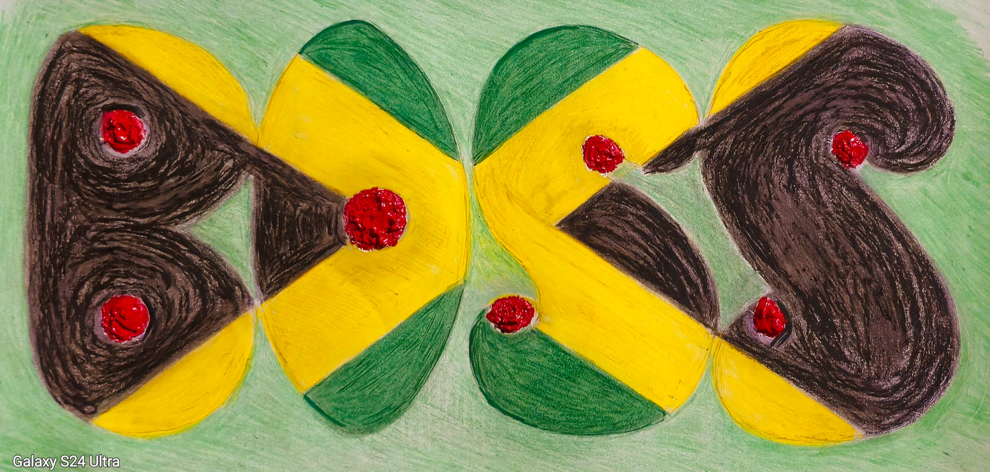 Jamaican flag #style 3